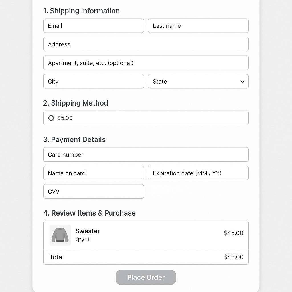 E-commerce UX case study