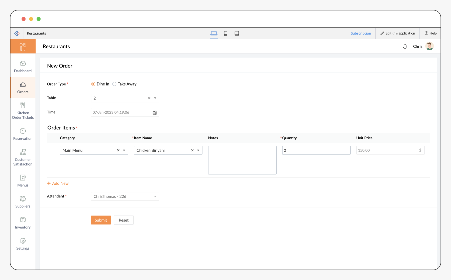 Restaurant kitchen with inefficient workflows