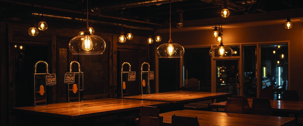 Redesigned brewery taproom